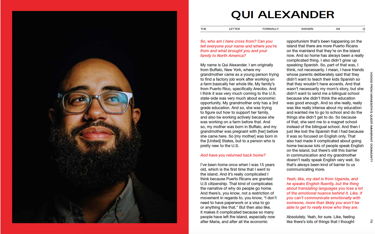 The Letter Formally Known As Q: Voices From MN Queer Immigrant Community